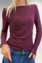 maglia in cashmere blend tinta unita